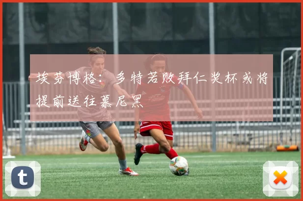 埃芬博格：多特若败拜仁奖杯或将提前送往慕尼黑