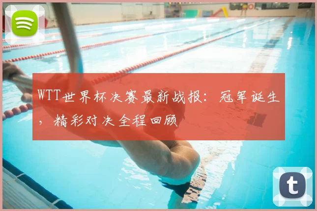 WTT世界杯决赛最新战报:冠军诞生,精彩对决全程回顾