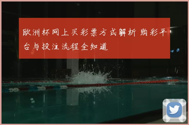 欧洲杯网上买彩票方式解析 购彩平台与投注流程全知道